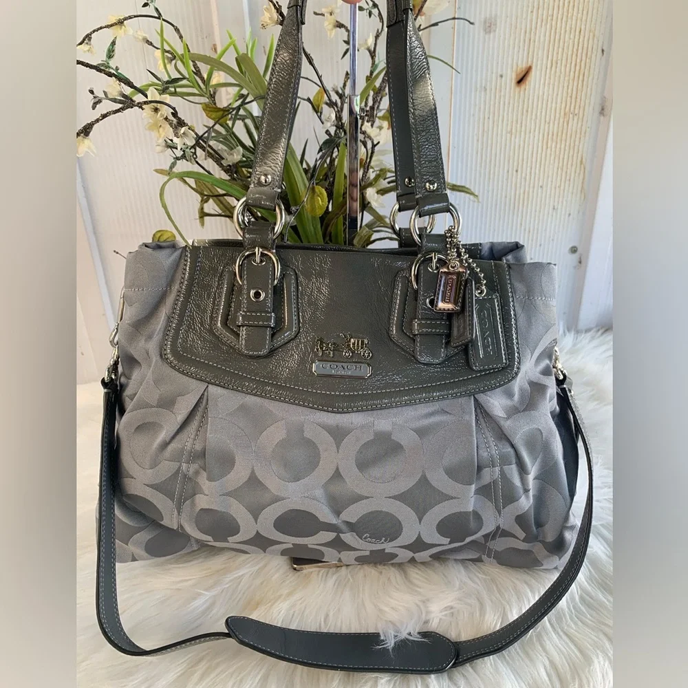 Coach Madison Sabrina Signature Satchel Bag